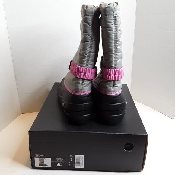 Sorel Big Girl Winter Snow Boot Size 7 - Picture 7 of 12